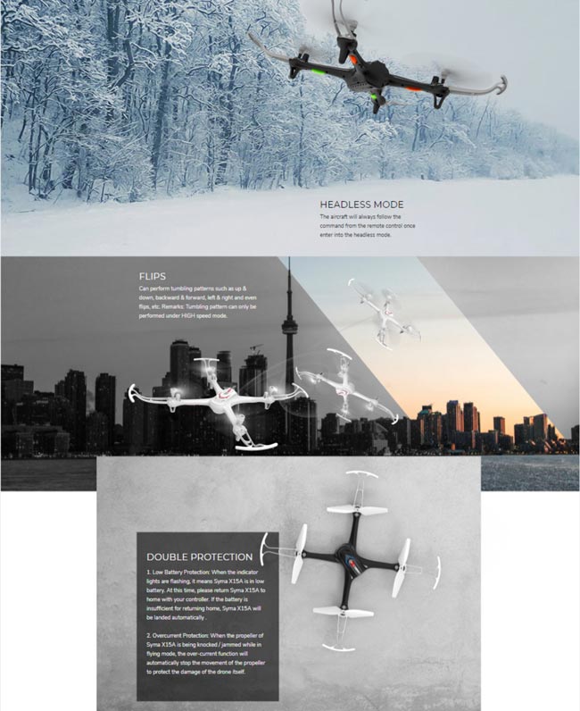 مشخصات کوادکوپتر X15A