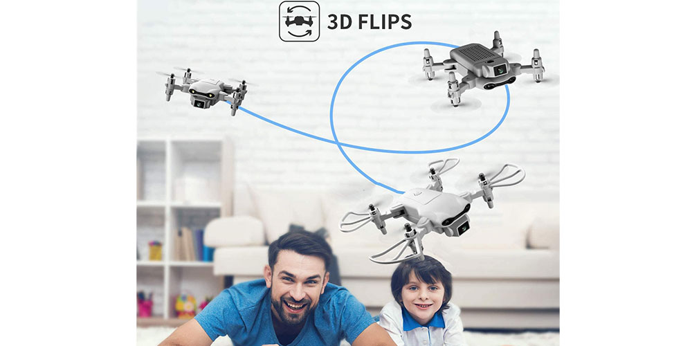 چرخش کوادکوپتر 4DRC V9