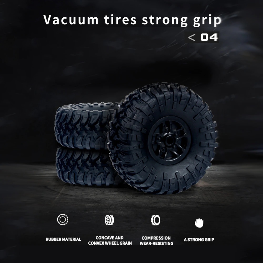 ماشین کنترلی جیپ مدل rock crawler زرد - Image 4