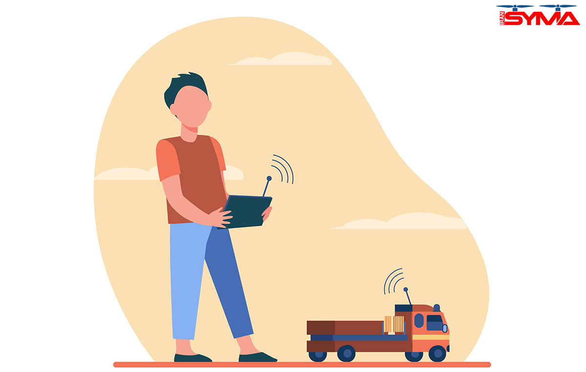 ماشین کنترلی کامیون اسباب بازی