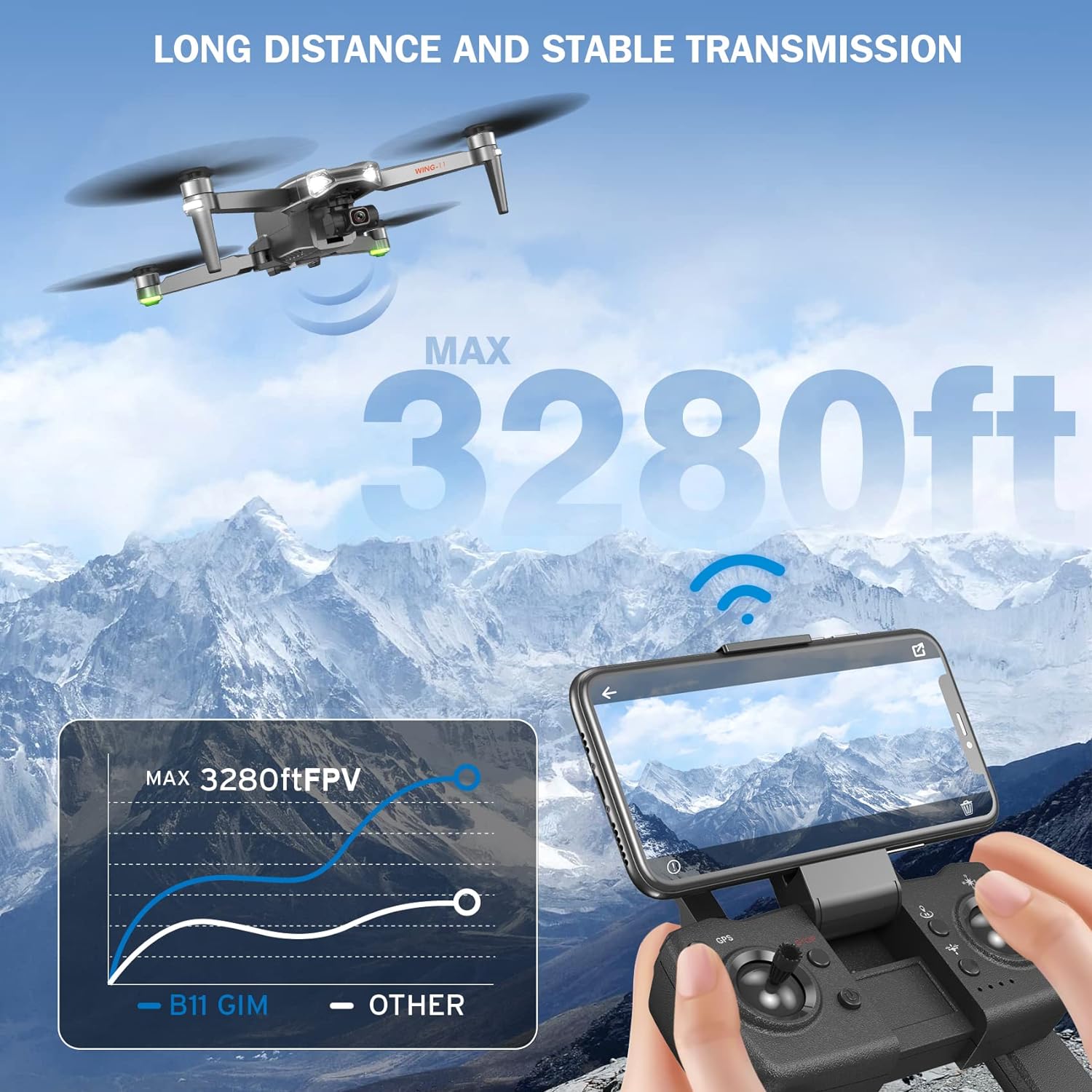 کوادکوپتر WING 11 - Image 5