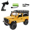 ماشین کنترلی جیپ مدل rock crawler زرد