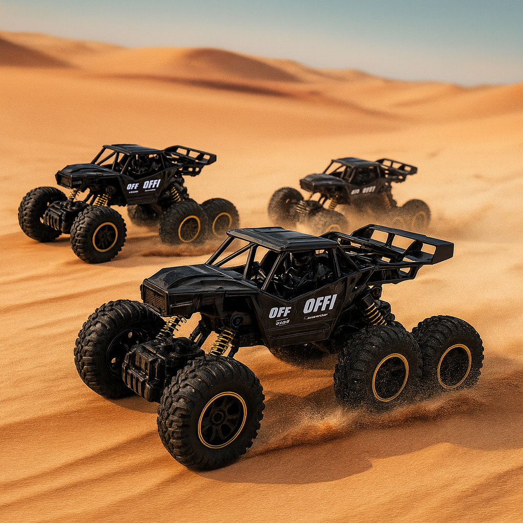 ماشین کنترلی ۶ چرخ آفرود بدنه فلزی WILD ROAD - Image 3